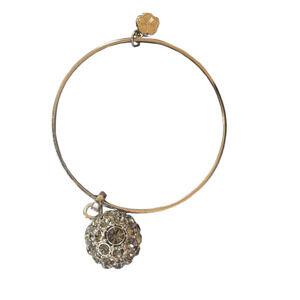 Trina Turk rhinestone round ball Bangle Bracelet bangle signed
